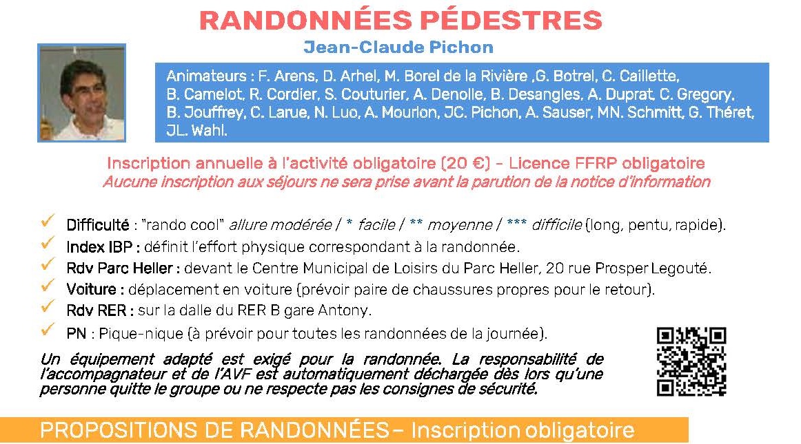 Randonnées Pédestres
